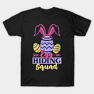 Egg Hiding Squad Easter Bunny Egg Hunting Rabbit Easter Day T-Shirt